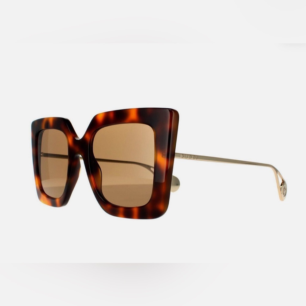 Gucci Tortoiseshell Square Sunglasses - Picture 2 of 11